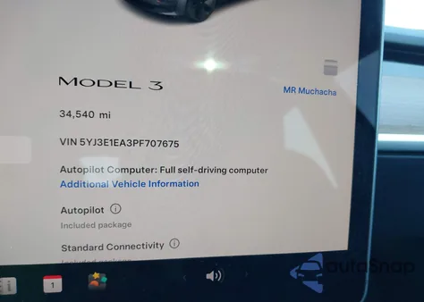 2023 Tesla Model 3 Rear-Wheel Drive из США, поврежденный, VIN 5YJ3E1EA3PF707675